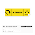 Asbestos Recycling Sign