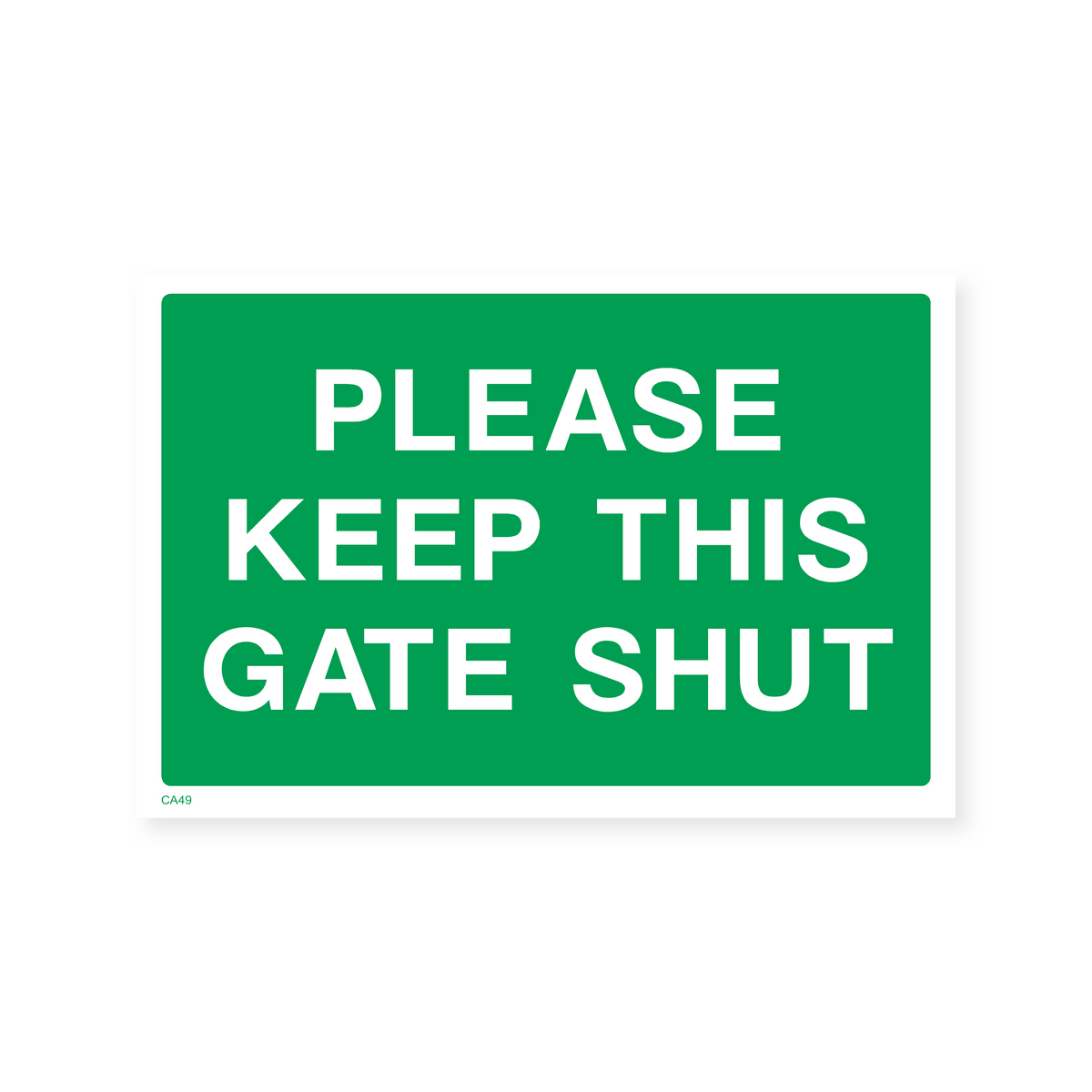 Keep Gate Closed Sign – Safety Signs & Stickers