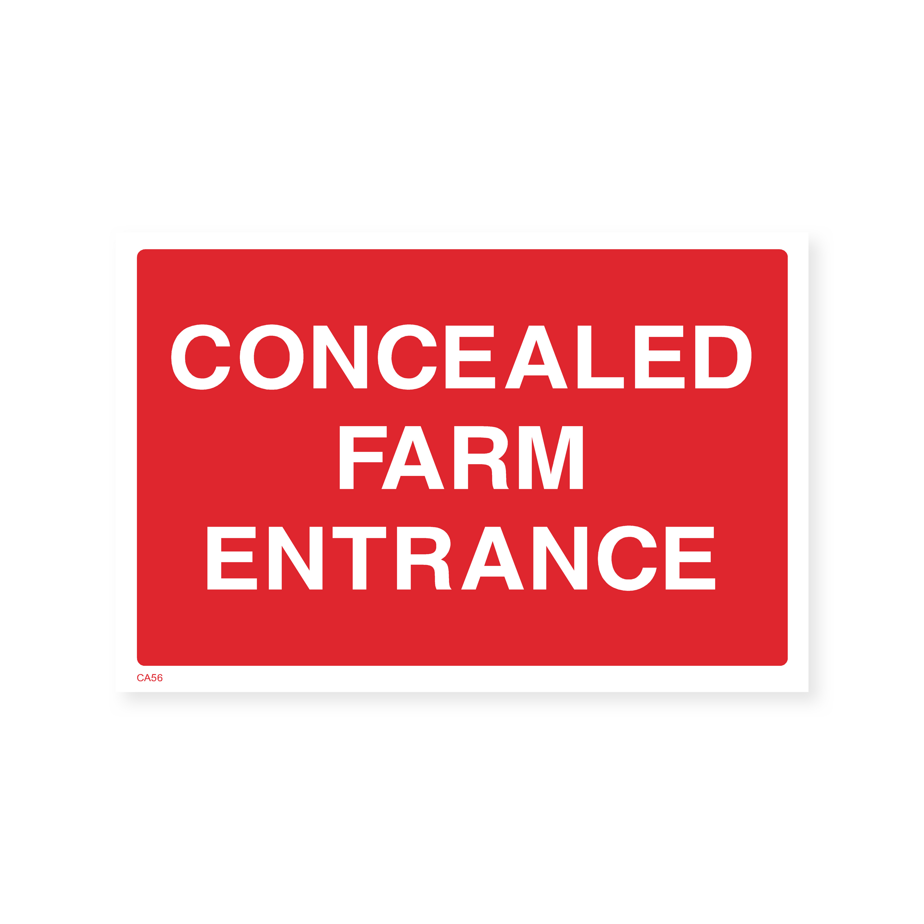 Concealed Farm Entrance Sign – Safety Signs & Stickers
