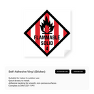 Hazchem sign for flammable solids