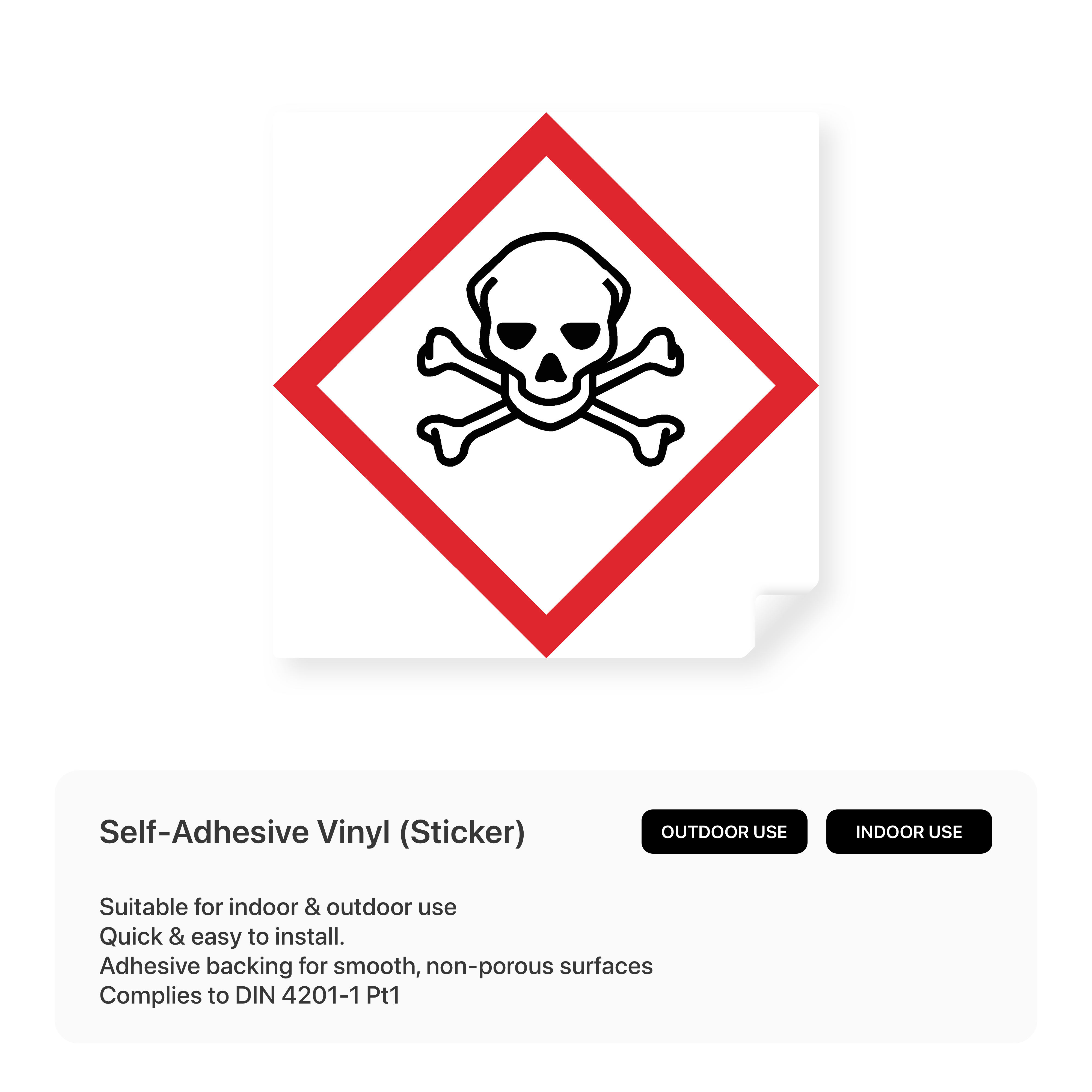 Toxic hazard symbol