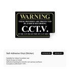 CCTV warning sign