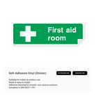 First aid room sign