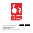 Fire alarm call point sign