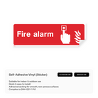 Fire alarm sign