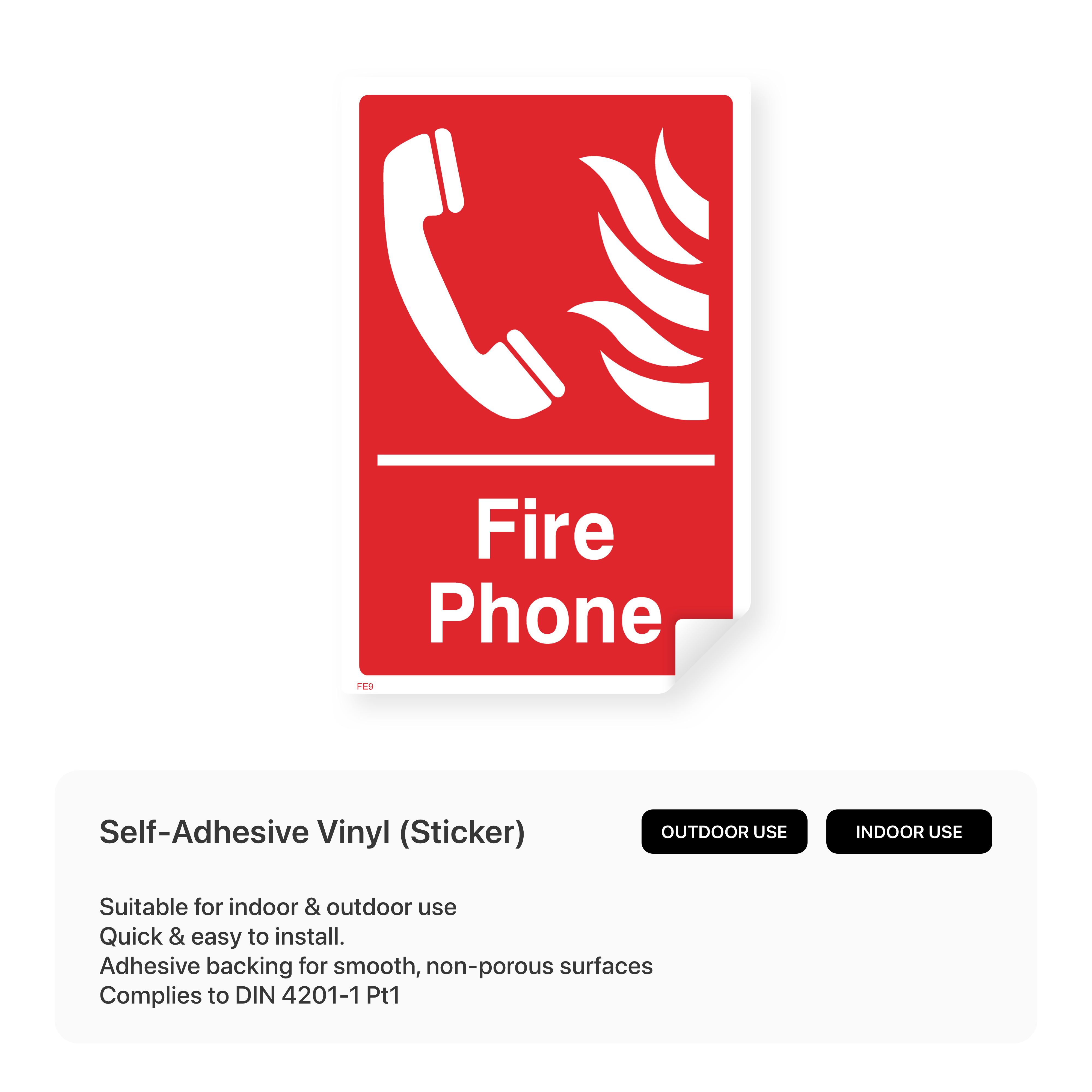Fire Point Sign – Safety Signs & Stickers