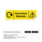 Hazardous Materials Recycling Sign