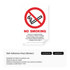 No Smoking - These are a no smoking premises Sign