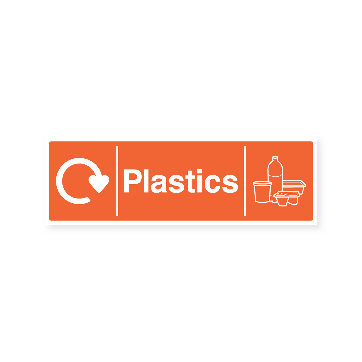 Plastics Recycling - Safety Sign – Safety Signs & Stickers