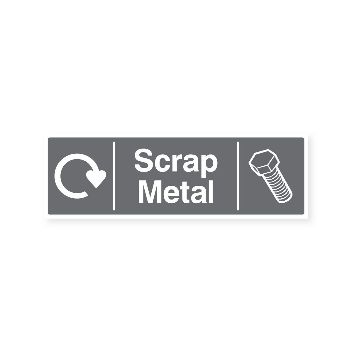 Scrap Metal Recycling - Safety Sign – Safety Signs & Stickers