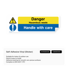 Hazardous substances danger sign