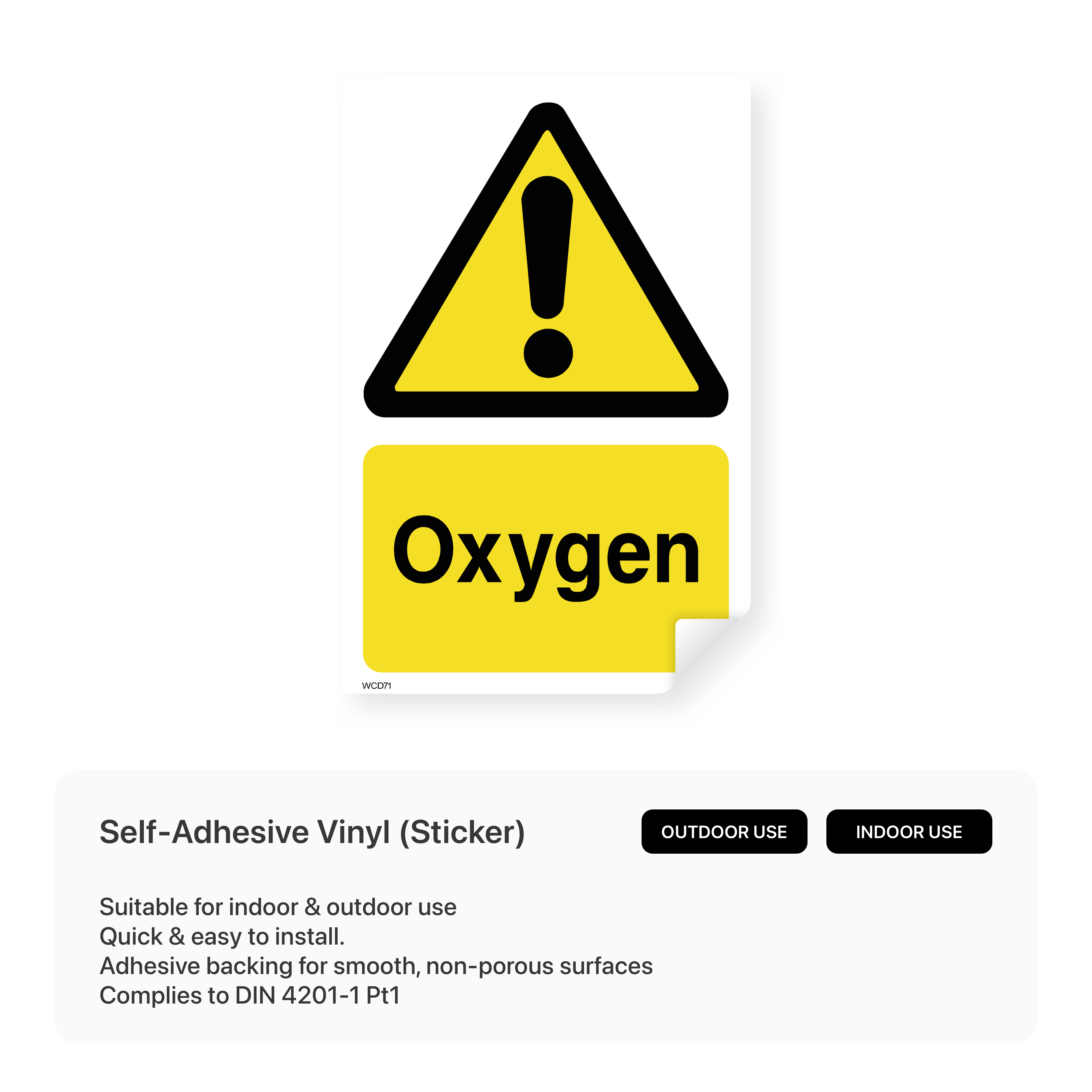 Oxygen sign