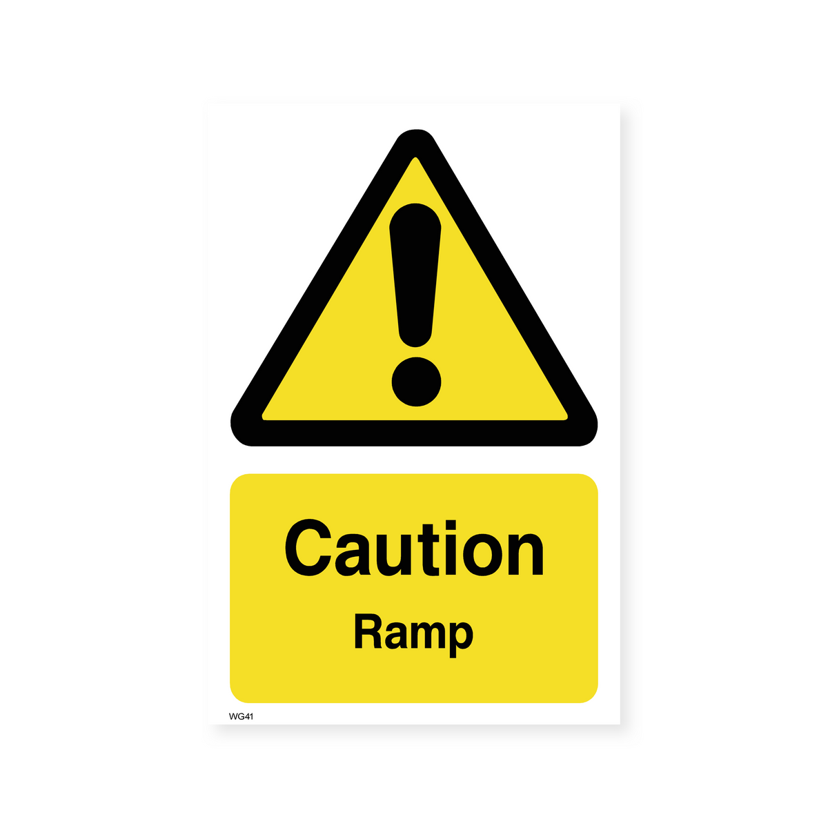 Sign Mind Ramp Caution Ramp Sign - Prevent Slips and Falls – Safety Signs & Stickers