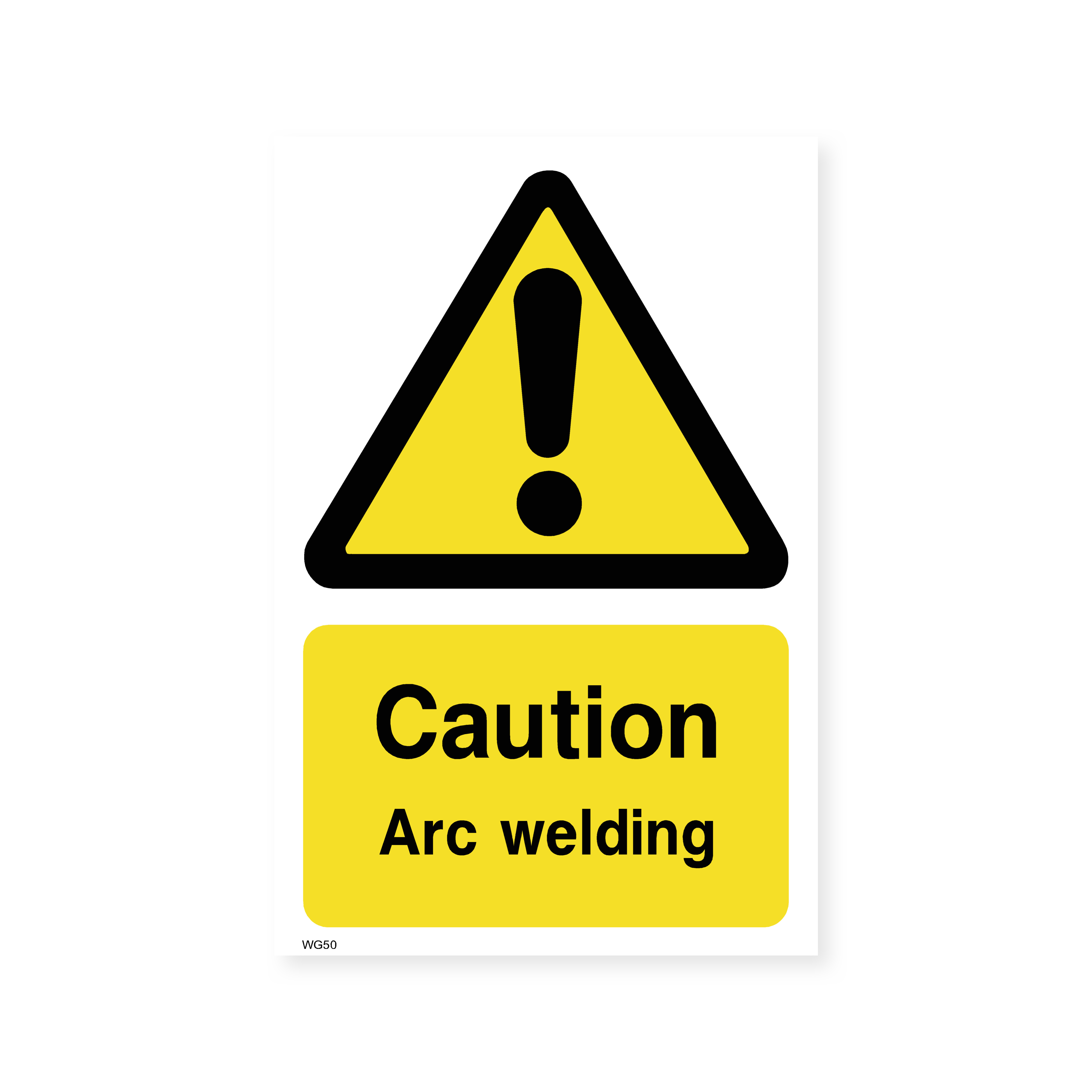Arc Welding Safety Sign - Caution Notice – Safety Signs & Stickers